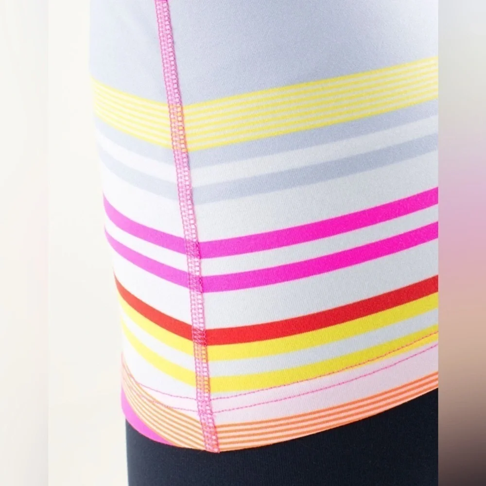 Lululemon Cool Striped Running Workout Racerback Tank